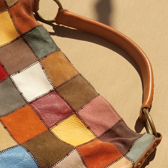 Lucky Brand Color Patchwork Purse, Multi Color. - Picture 7 of 7